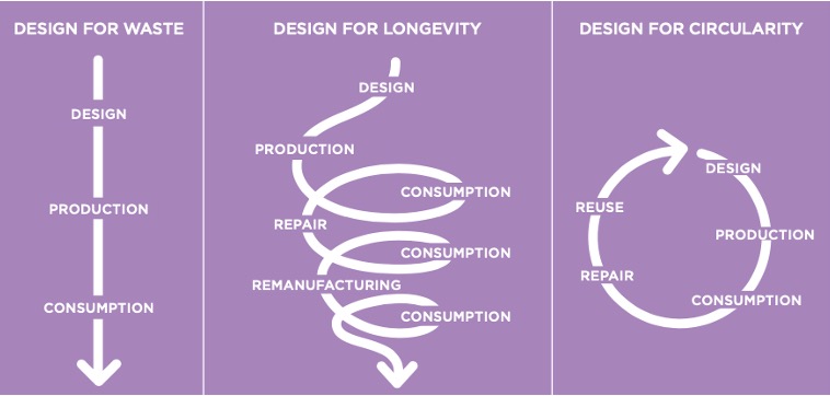 Design for waste, for longevity or for circularity