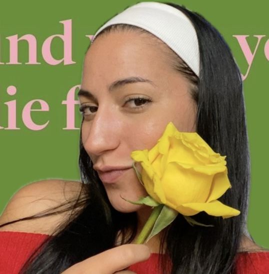 ByAlbaFlores with a yellow rose